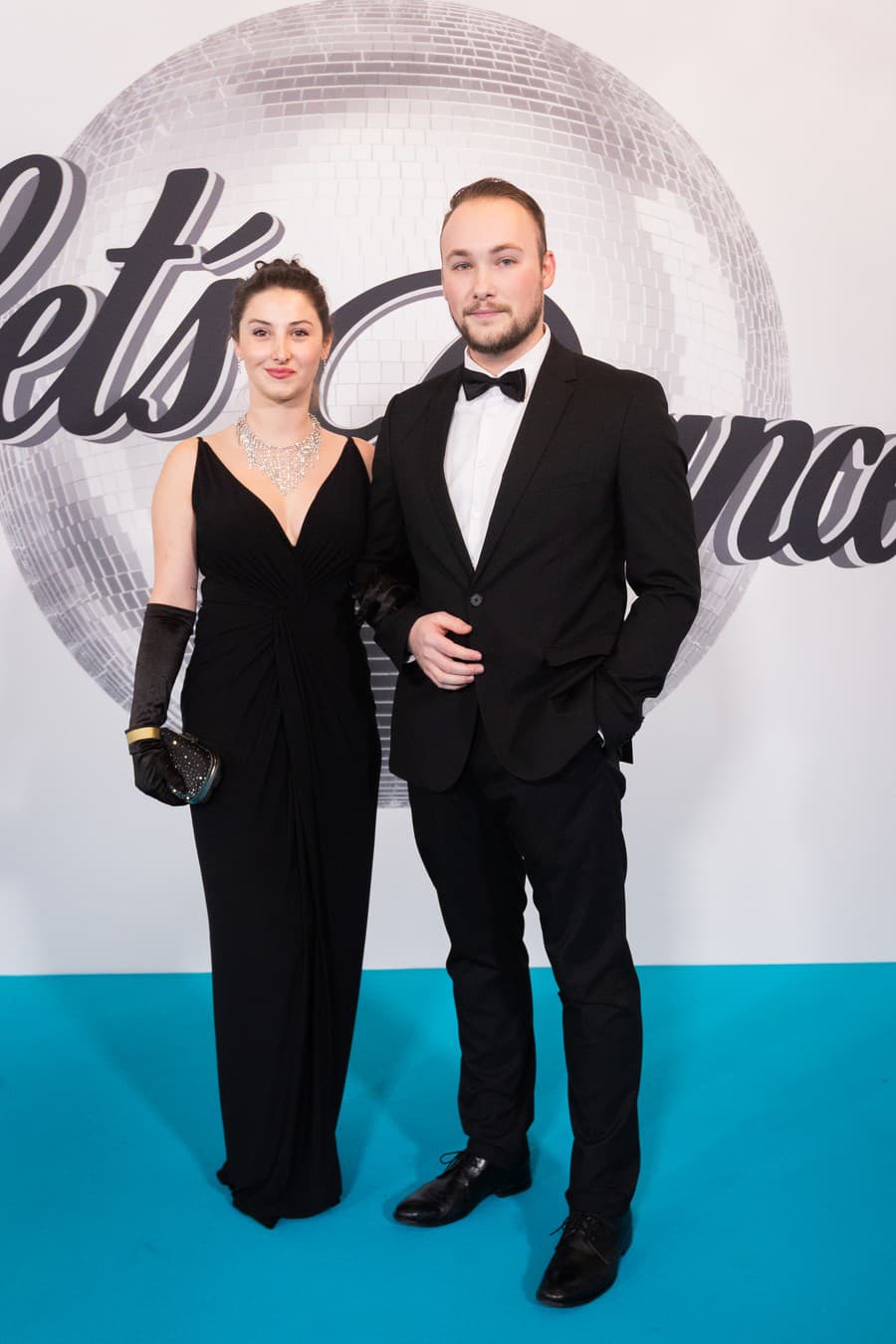 Druhé kolo tanečnej televíznej šou Let’s Dance v bratislavskej Inchebe. Na snímke Kristína Malachovská s priateľom.