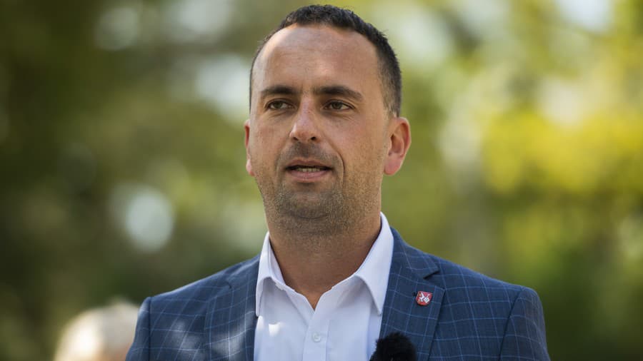 Na snímke starosta Mestskej časti Bratislava-Vajnory Michal Vlček.