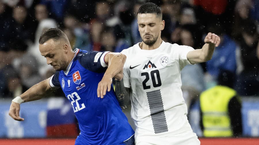 Na snímke sprava Ivan Schranz (Slovensko) a Žan Karničnik (Slovinsko).