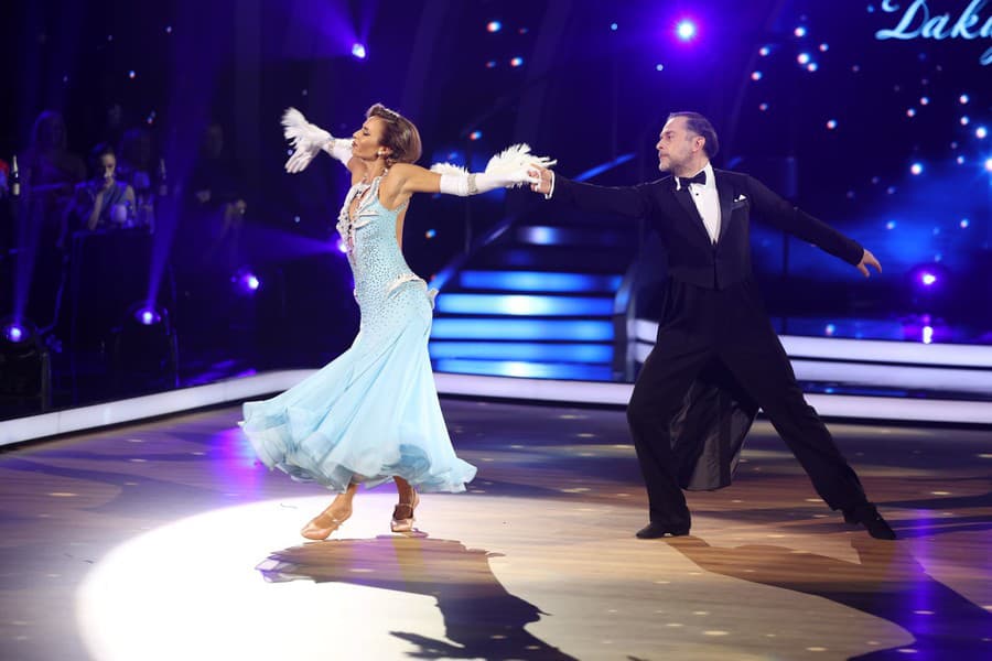 Štvrté kolo Let's Dance. Na snímke Juraj Kemka a Natália Glosíková. 