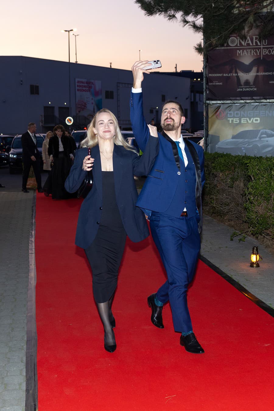 Premiéra moderného baletu Jána Ďurovčíka Zvonár u Matky Božej. Peter Sagan a jeho tanečná partnerka Eliška Lenčešová.