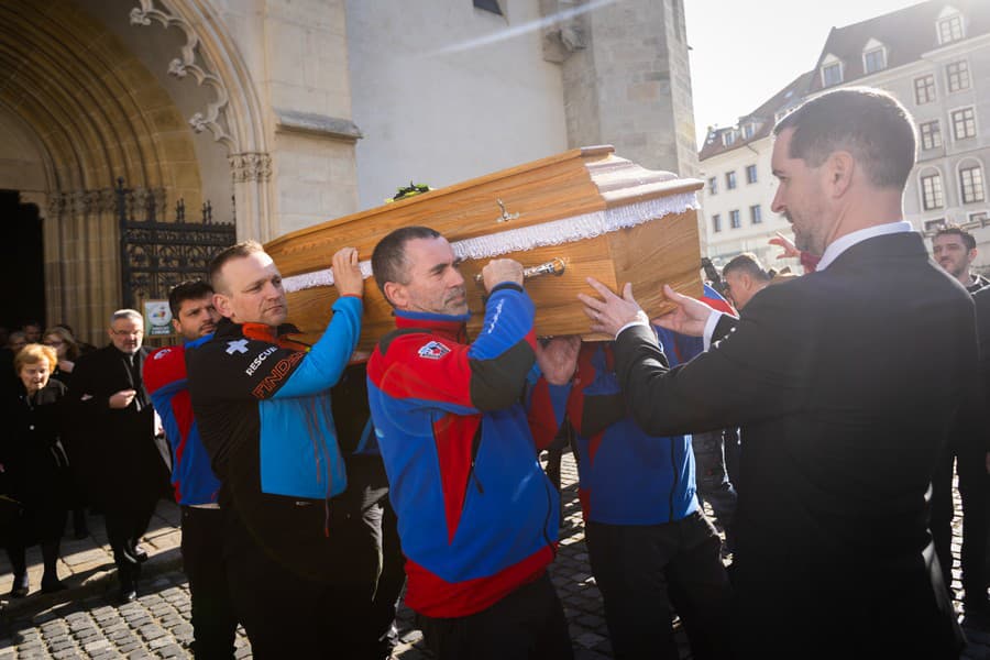 Pohreb Štefana Kvietika. 
