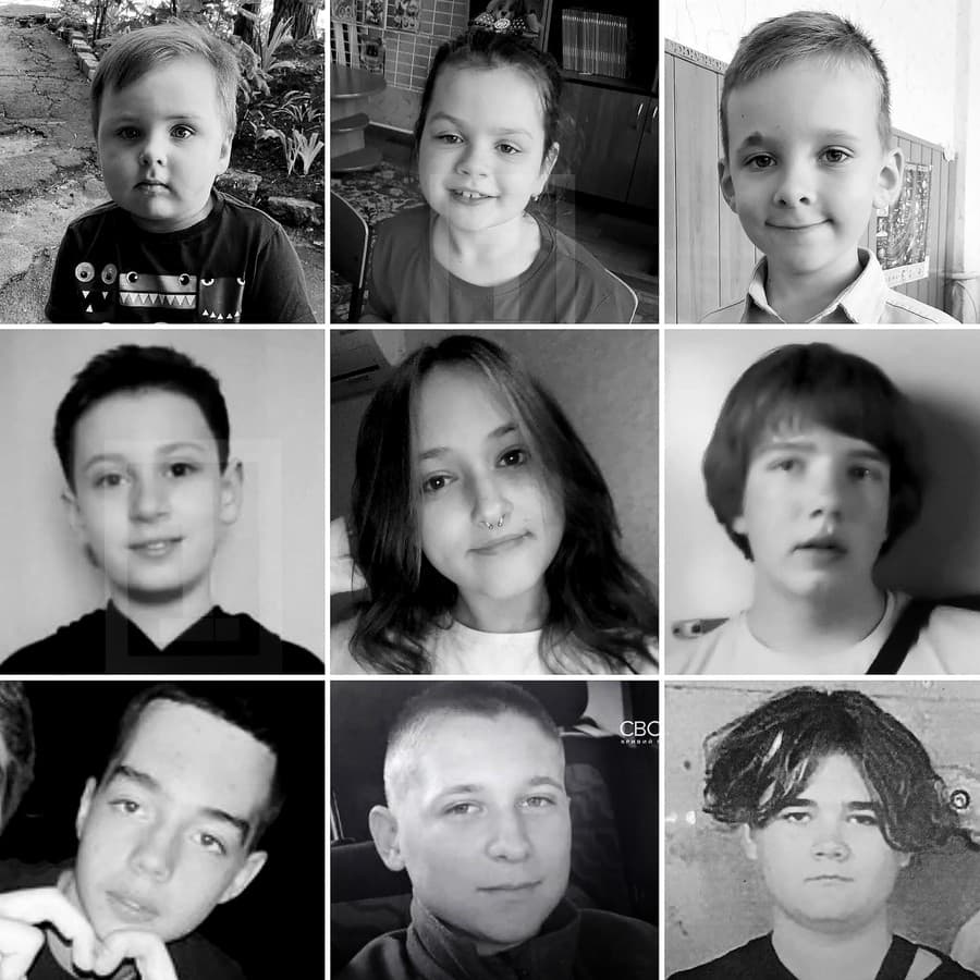 Pri brutálnom bombardovaní zahynulo aj týchto 8 detí.