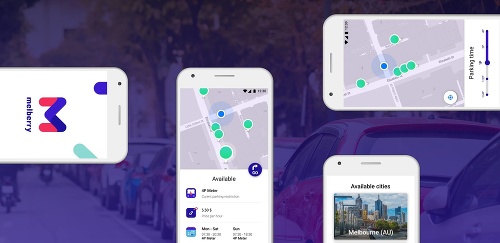 Melbourne je prvé mesto, kde sa aplikácia používa.