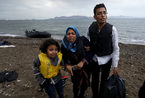 Utečenci na brehoch Európy.