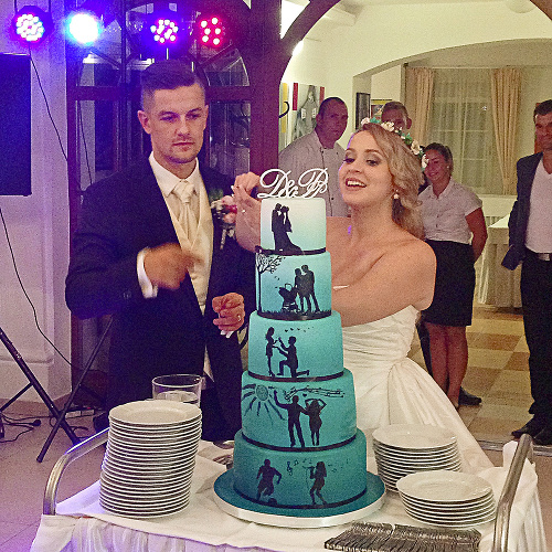 Za rozprávkovú tortu mohli novomanželia 
vysoliť aj 300 eur.