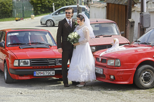 Petra si seriálovú svadbu s Danom Heribanom užila so spokojným úsmevom na tvári.