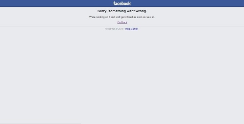 Sociálna sieť Facebook nefunguje,