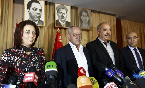 Kvarteto pre národný dialóg v Tunisku, nositelia Nobelovej ceny za mier za rok 2015.