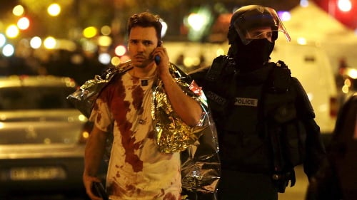 Teroristický masaker v Paríži.