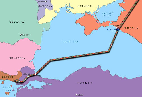 Plynovod: Hrozí zastavenie výstavby plynovodu Turkish stream z Ruska do Európy.