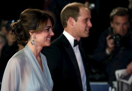 Na premiéru prišli aj princ William s Kate.