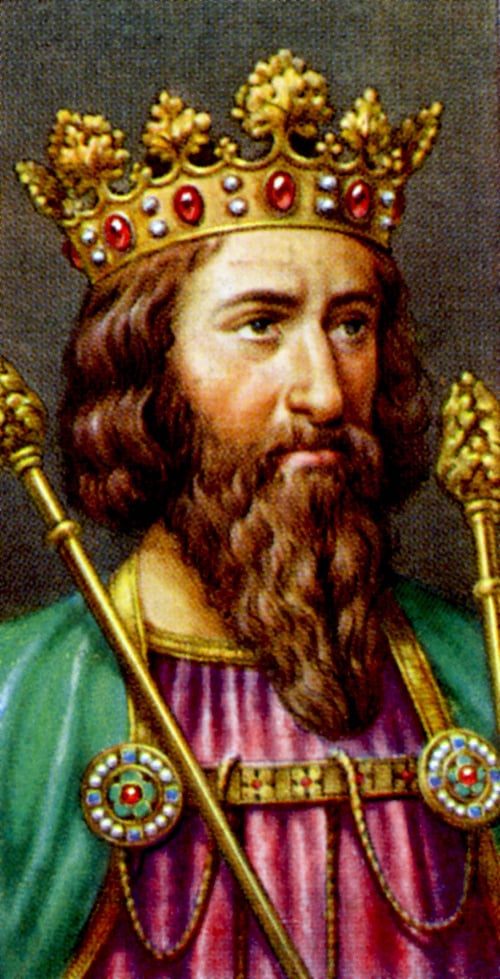 Eduard III. (†64): 50 rokov a 147 dní, dokopy: 18 410 dní.