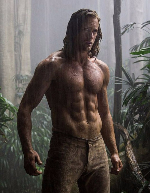 Alexander Skarsgård ako Tarzan.