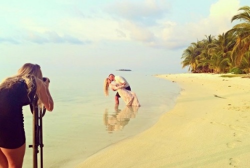 Zuzka a René ušli sychravému slovenskému počasiu a užívajú si na Maledivách.