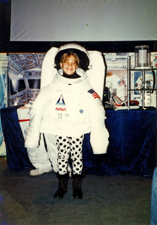Malá astronautka: Túžba skúmať vesmír ju sprevádzala už od malička.