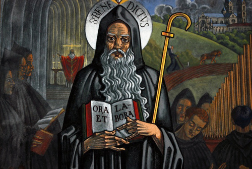 Sv. Benedikt - patrón Európy.