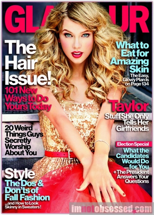 Taylor Swift na obálke Glamour.
