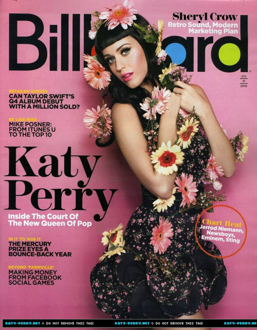 Katy Perry na obálke Billboard