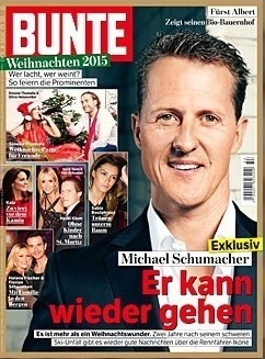 Nemecký magazín Bunte na titulke priniesol informáciu, že Schumacher sa môže vrátiť. 