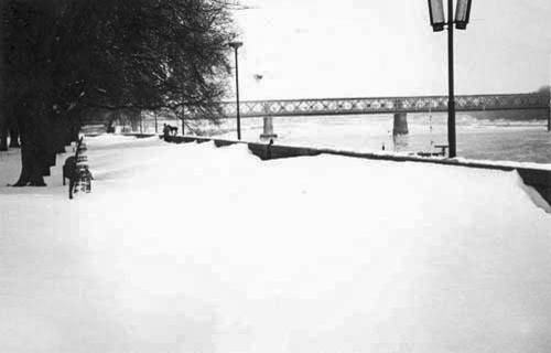 Počas kalamity napadlo v Bratislave pol metra snehu. (Most SNP 1987)