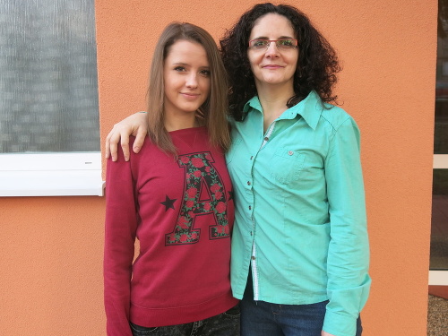 Ľubica Pomajbová (42) s dcérou, Nové Mesto nad Váhom