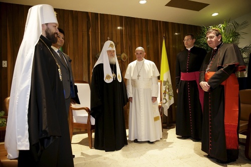 Pápež František a patriarcha Kirill
