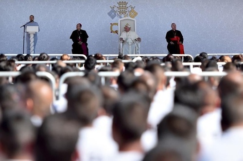 Pápež navštívil väznicu v Mexiku. 