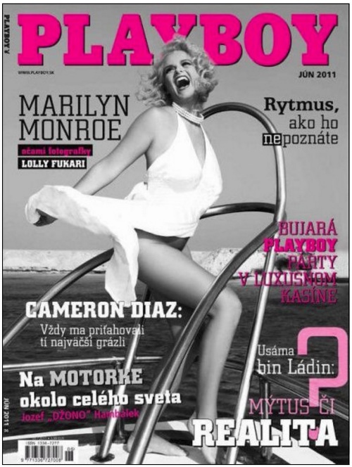 Rok 2011: Júnová tvár magazínu Playboy - Katarína Adamičková.