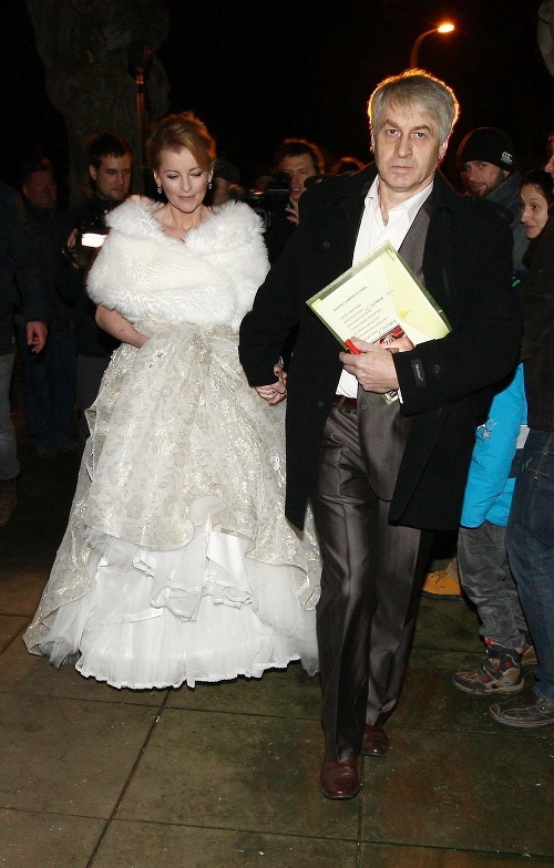 Iveta Bartošová s manželom Josefom Rychtářom.