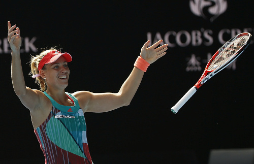 Angelique Kerberová bude po prvý raz hrať na Australian Open finále.
