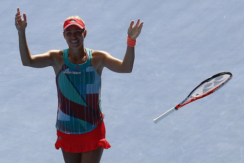 Angelique Kerberová bude po prvý raz hrať na Australian Open finále.