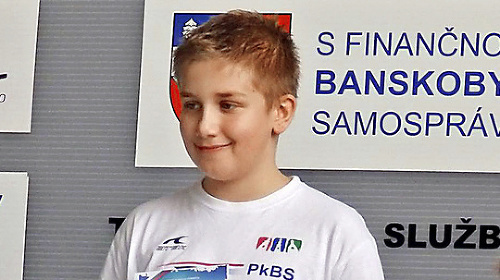 Talentovaný plavec získal aj v poslednej súťaži zlato.