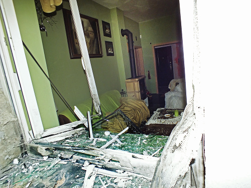 Mojsejov apartmán zostal úplne zničený.
