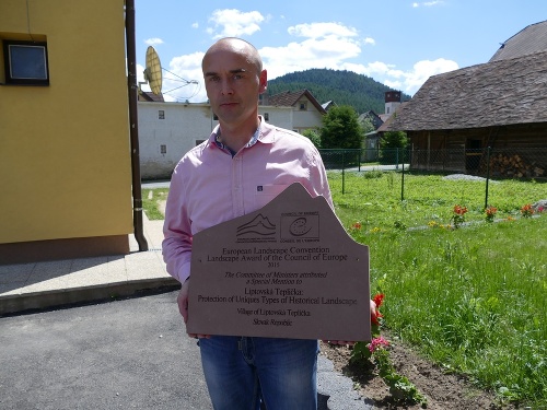 Starosta Slavomír Kopáč (43) so špeciálnym európskym ocenením.
