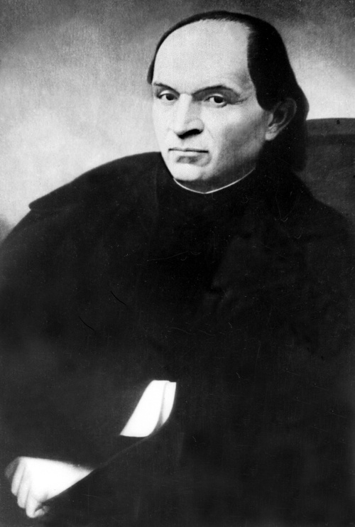 Portrét slovenského básnika Andreja Sládkoviča.
