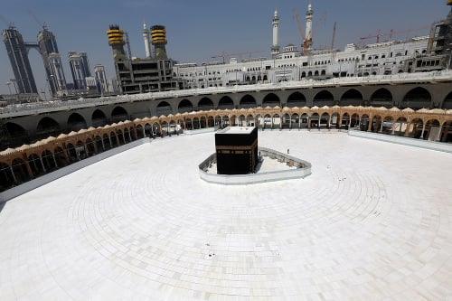 Ojedinelý pohľad: Takáto prázdna nebola Mekka posledných 40 rokov. 