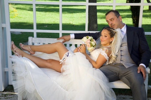  Svadba: Sväťo Malachovský sa s Petrou Molnárovou oženil v júni 2018 v kaštieli v Tomášove. Na svadbe mali viac ako sto hostí.