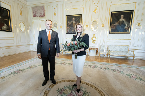 Borisa Kollára prijala prezidentka Zuzana Čaputová.