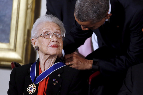 Barack Obama jej v roku 2015 udelil Johnson Prezidentskú medailu slobody.
