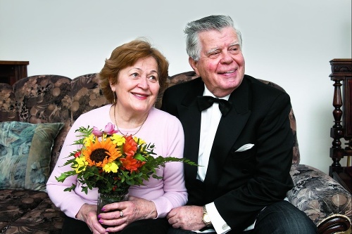 Oldo Hlaváček so svojou manželkou Boženou.