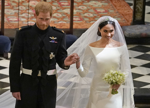 Svadba princa Harryho a Meghan Markle.