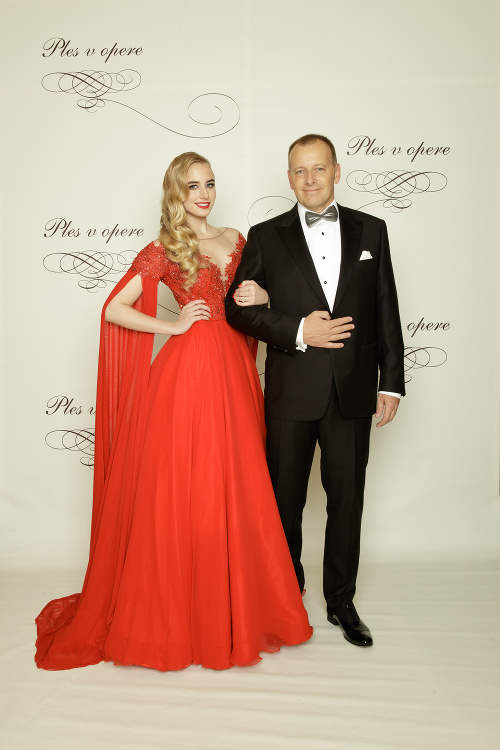 Ples v opere 2020: Boris Kollár s dcérou Alexandrou.