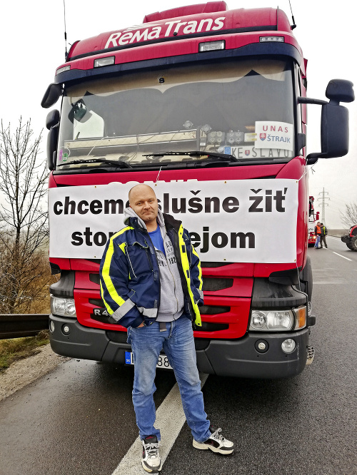 Slavomír Staš (46), Košice, kamionista s 15-ročnou praxou