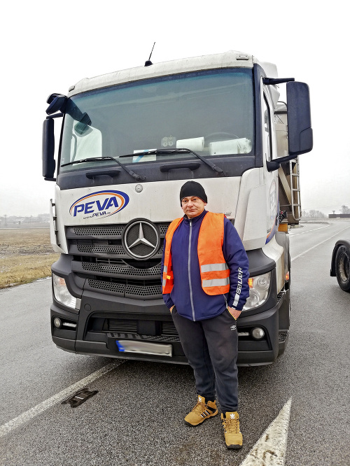 Miroslav Krišta (44), Košice, kamionista s 23-ročnou praxou