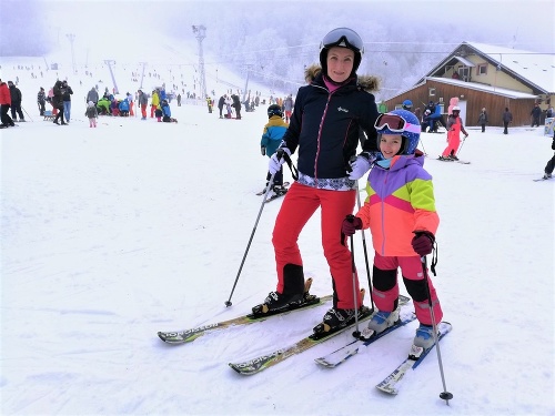 Petra s dcérou Sofi ou si lyžovačku na Jahodnej užívali.