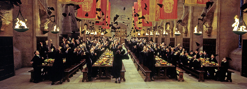Záber z filmu Harry Potter.