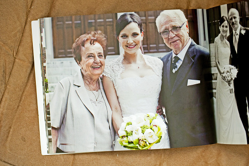 Na svadbe vnučky: S manželom Alojzom († 79) prežili krásnych 51 rokov.