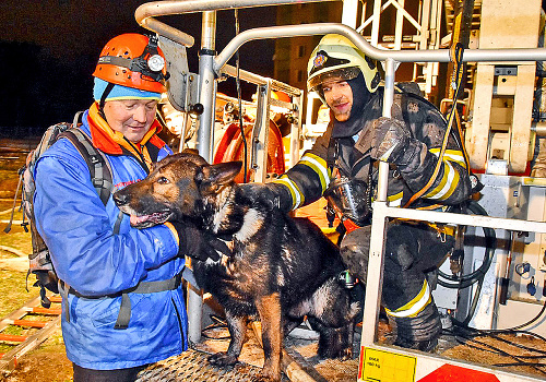 Štefan Straka, záchranár z Vysokých Tatier, psík Ziro a hasič Urban Popovič
