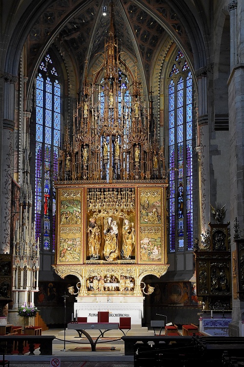 Gotický hlavný oltár Majstra Pavla.